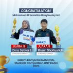 Mahasiswa UNHASY Raih Juara di Kompetisi Nasional Stocklab UNP Kediri 2025