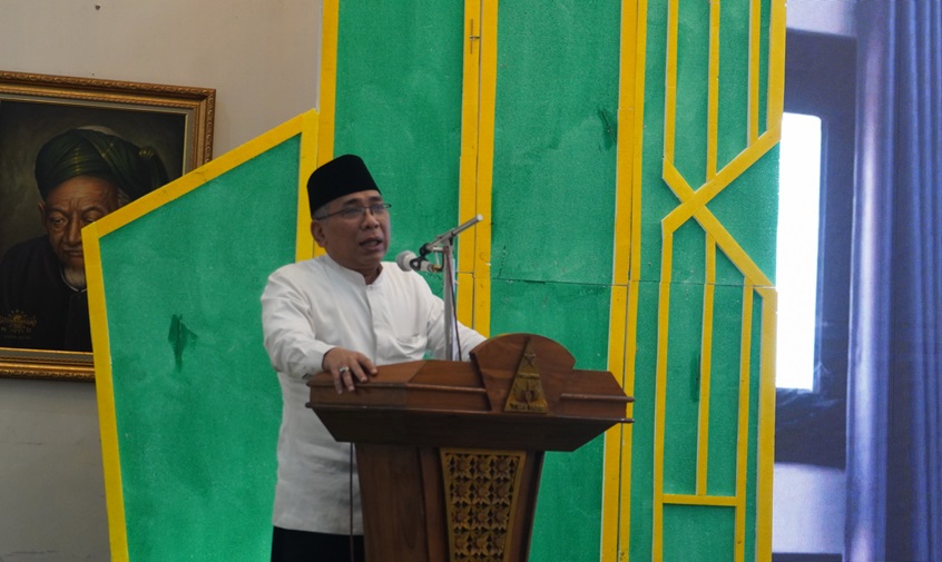 Hadiri Nasyrus Sanad, Gus Yahya Ungkap Alasan Memilih Pesantren Tebuireng