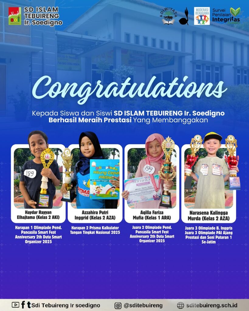 Prestasi Gemilang SDIT Kesamben di Ajang Olimpiade dan Kompetisi Nasional
