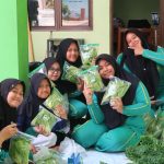 SMP Persada Insan Nusantara Tebuireng 17 Sokaraja Sukses Panen Sayur Organik Ketiga