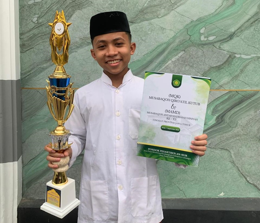 Santri Muallimin Juara 2 Musabaqoh Qiroatul Kutub tingkat Provinsi