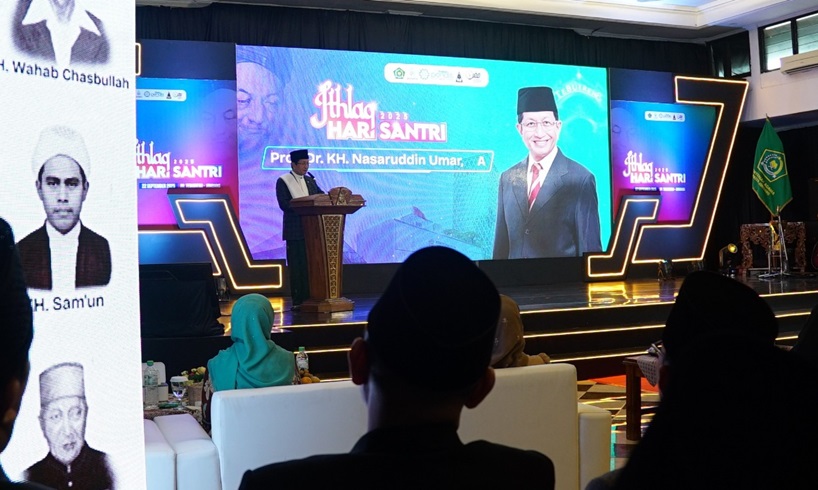 Kemenag Luncurkan Logo Hari Santri 2025 di Pesantren Tebuireng