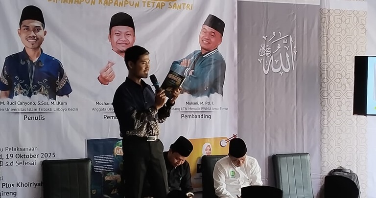 Bedah Buku Nyantri: Santri Harus Terbuka dan Berkarya bagi Bangsa
