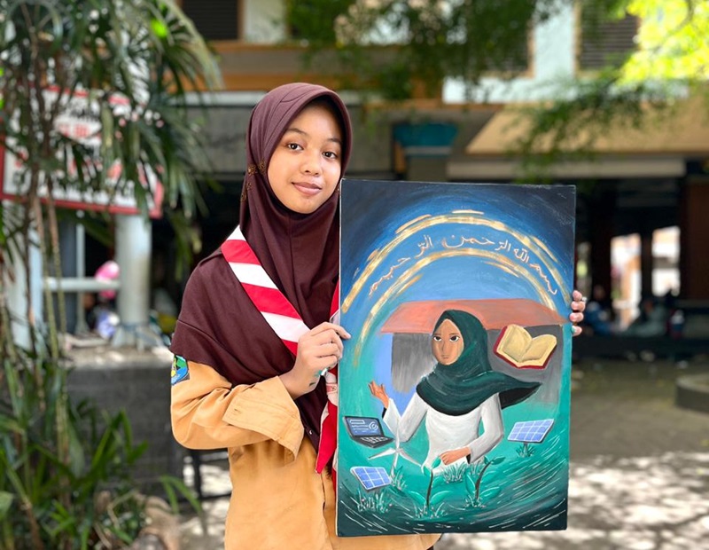 Santri Juara Melukis Hari Santri Nasional 2025